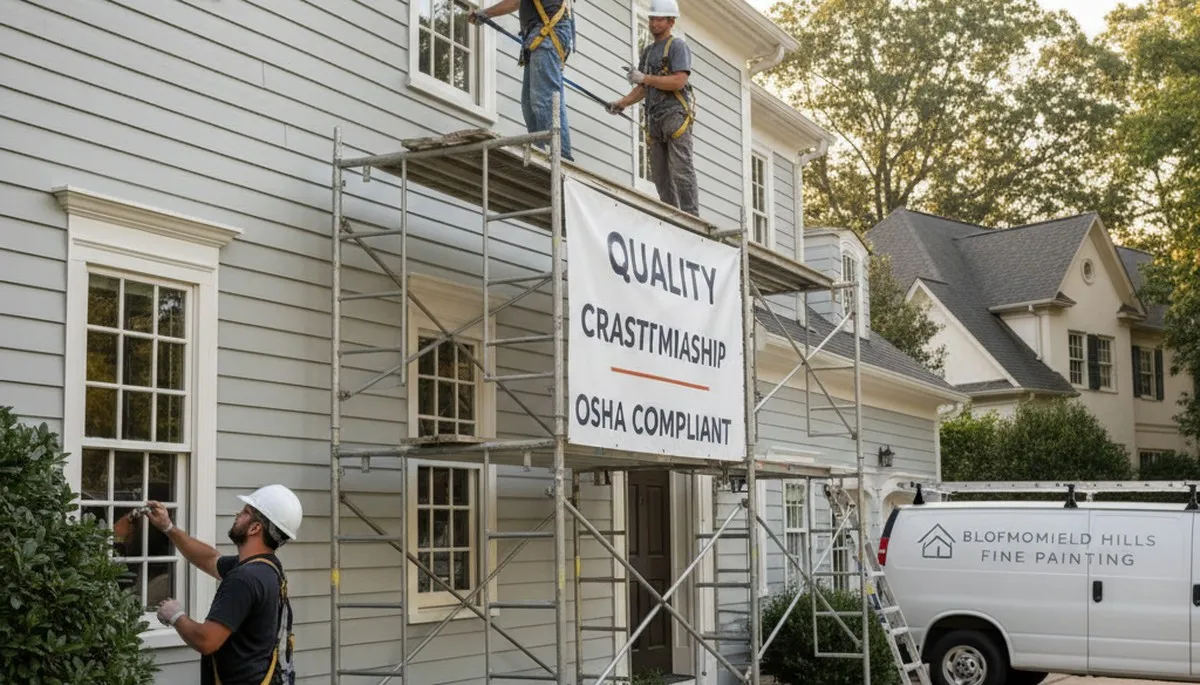 Painting contractor in Troy, MI providing professional residential and commercial painting services
