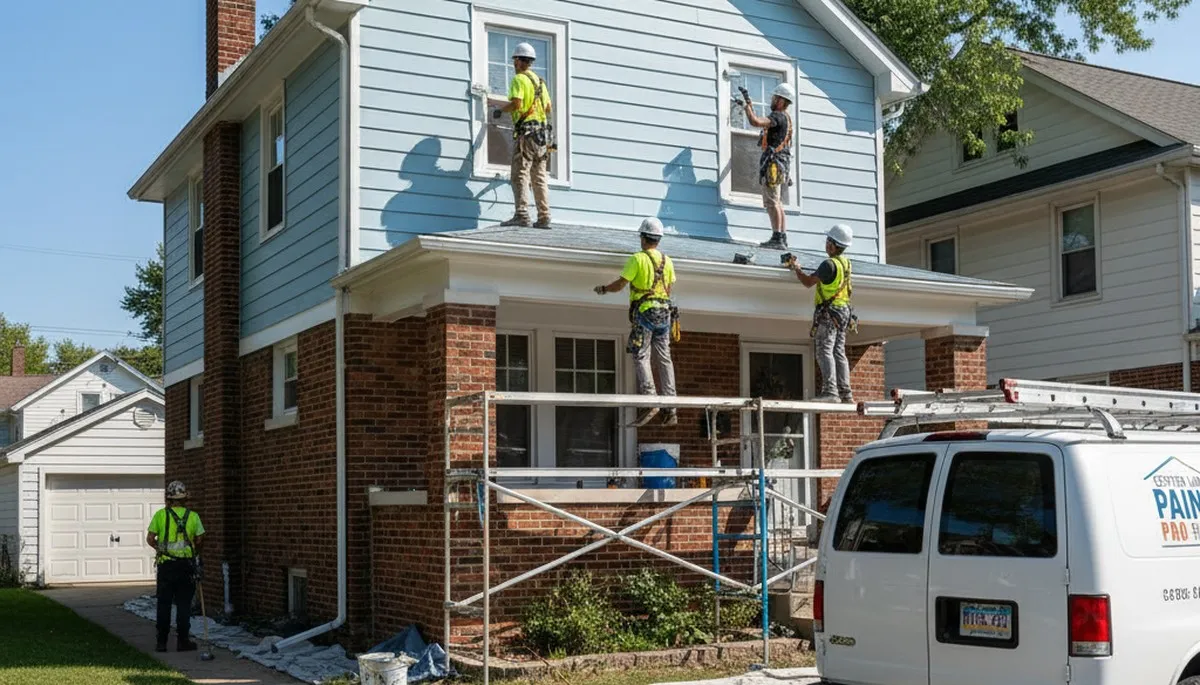 Painting service in Troy, MI for residential and commercial interior and exterior projects