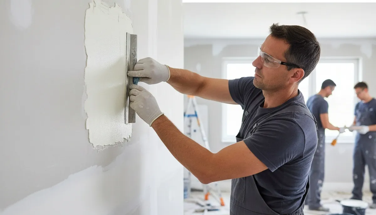 Drywall repair service in Troy, MI by Troy Paint Pros for cracks, holes, and water damage
