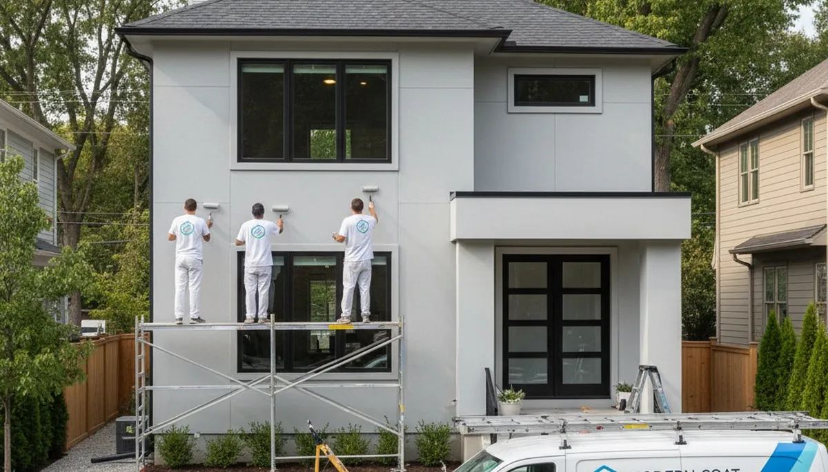 Exterior house painting in Troy, MI by Troy Paint Pros for durable curb appeal